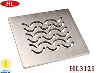 HL3121 Входная решетка из нержавеющей стали (V4A) 115x115мм "Seine"