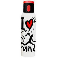 Бутылка для воды HEREVIN Hanger-I Love Run 0.5 л д/спорта (161417-010)