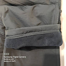 Утеплений турецький костюм плащова тканина FORE Тепла підкладка штани прямі знімний капюшон хакі розмір л, фото 2