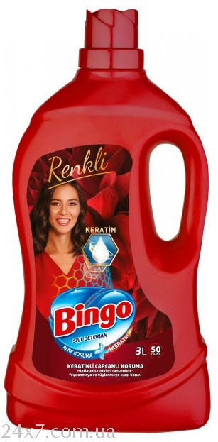 Bingo Рідкий засіб для прання Colors 3 л