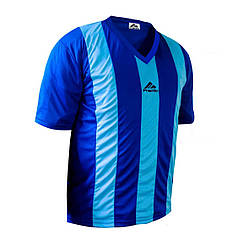 Футбольна футболка Practic Полосата Синьо-Блакитна  - L (165-185см)