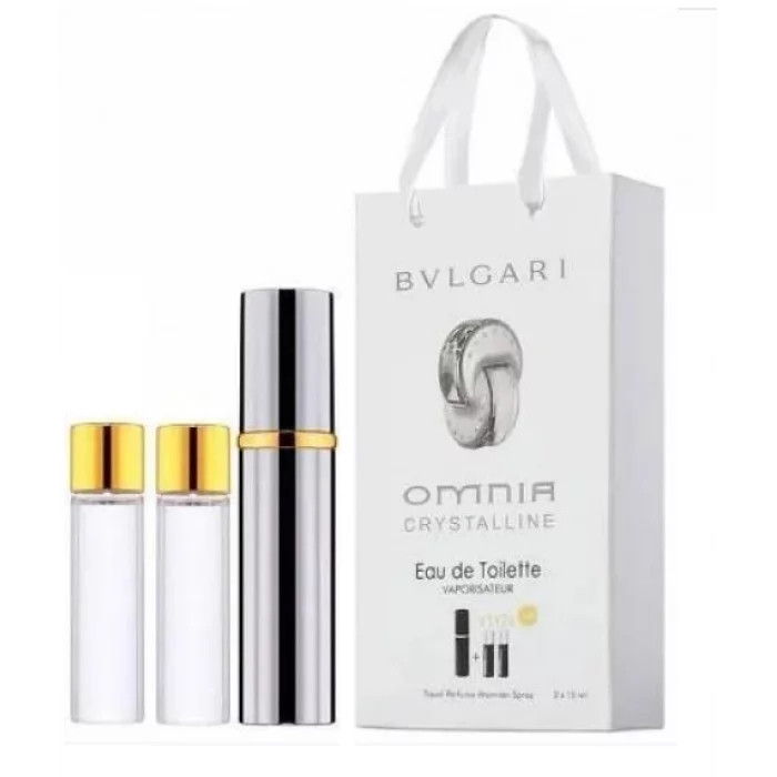 Bvlgari Omnia Crystalline edp 3штx15 ml - Trio Bag