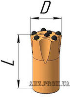Коронка буровая КНШ 36х22