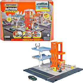 Трек гараж паркінгу Матчбокс Matchbox Action Drivers Park & Play Garage Mattel HBL60 оригінал