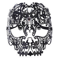 Женская карнавальная маска , Изящная металлическая маска на Хэллоуин