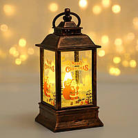 Новогодняя Рождественская лампа ночник светильник с подстветой +батарейки 13 х 6 х 6 см