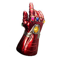 Перчатка Железного светящегося человека! Мстители: финал. Перчатка Iron Man 30см
