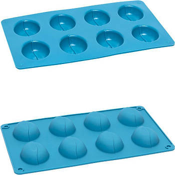 Силіконова форма на планшеті 6 виробів у вигляді півкола 27*16,5*2 см FY-01125 в упаковці 2 шт