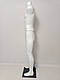 Манекен чоловічий в повний зріст СТАС білий на підставці ПВХ, фото 3