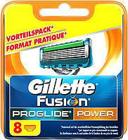 Сменные кассеты для бритья Gillette Fusion Proglide Power (8 шт. в упаковке)