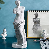 Статуэтка Венера Милосская . Фигурка для интерьера Афродита с острова Милос 9x9x29 см. Декор статуя