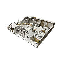 Конструктор DecorPlace з дерева Зоопарк 55х55х14