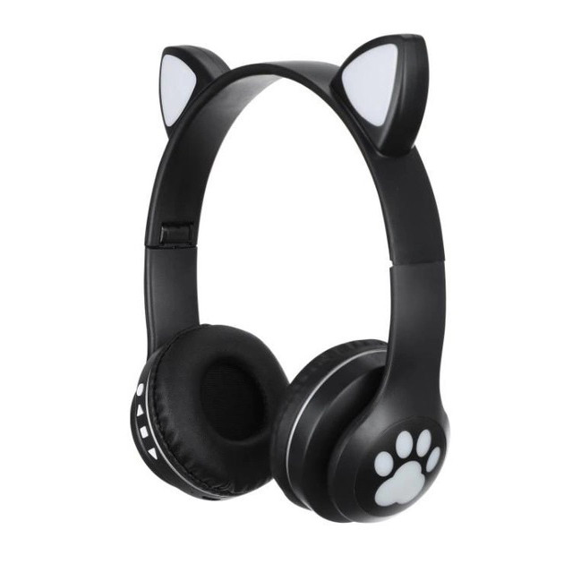 Навушники з вушками для любителів котів Cat VZV 23M, Бездротові XA-759 навушники кішечка