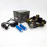 Потужний акумуляторний ліхтар для риболовлі, Потужний універсальний акумуляторний налобний ліхтар JN-23, фото 4