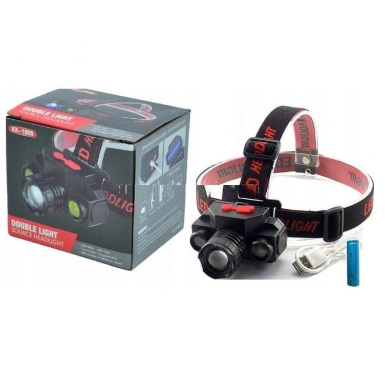 Надпотужний налобний ліхтар Bailong BL-1805, Налобний ліхтар з кріпленням на голову BM-42, фото 1