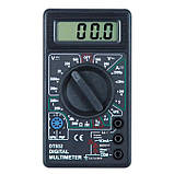 Тестер професійний Digital DT-832, Цифровий вимірювач напруги та опору, Мультиметри портативні LP-70, фото 9
