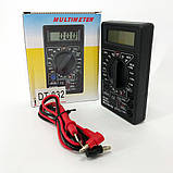 Тестер професійний Digital DT-832, Цифровий вимірювач напруги та опору, Мультиметри портативні LP-70, фото 2