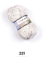 Нитки пряжа для в"язання напівовна TWEED YarnArt Твід   ЯрнАрт № 221