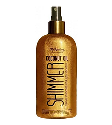 Кокосова олія для засмаги з шиммером Shimmer Coconut Oil Gold 200мл Top Beauty