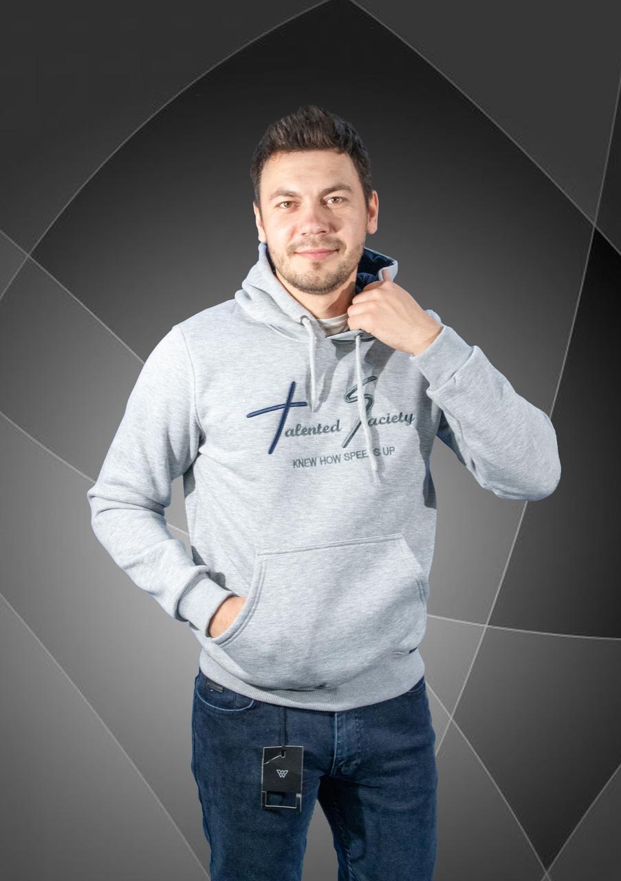 Толстовка Red-Down тепла чоловіча L-XXXL арт.1556-1, Сірий, XXXL, 54