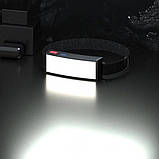 Ліхтарик побутовий налобний, Потужний універсальний акумуляторний налобний ліхтар CU-57, фото 5