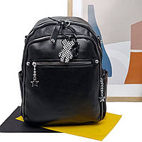Модный рюкзак искусственная кожа черный Арт.YP2338-3 black VTTV (Китай)