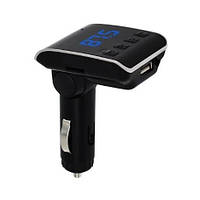 Автомобільний модулятор fm з usb HZ H22 BT, Модулятор в машину від прикурювача, Блютуз TA-545 фм трансмітер