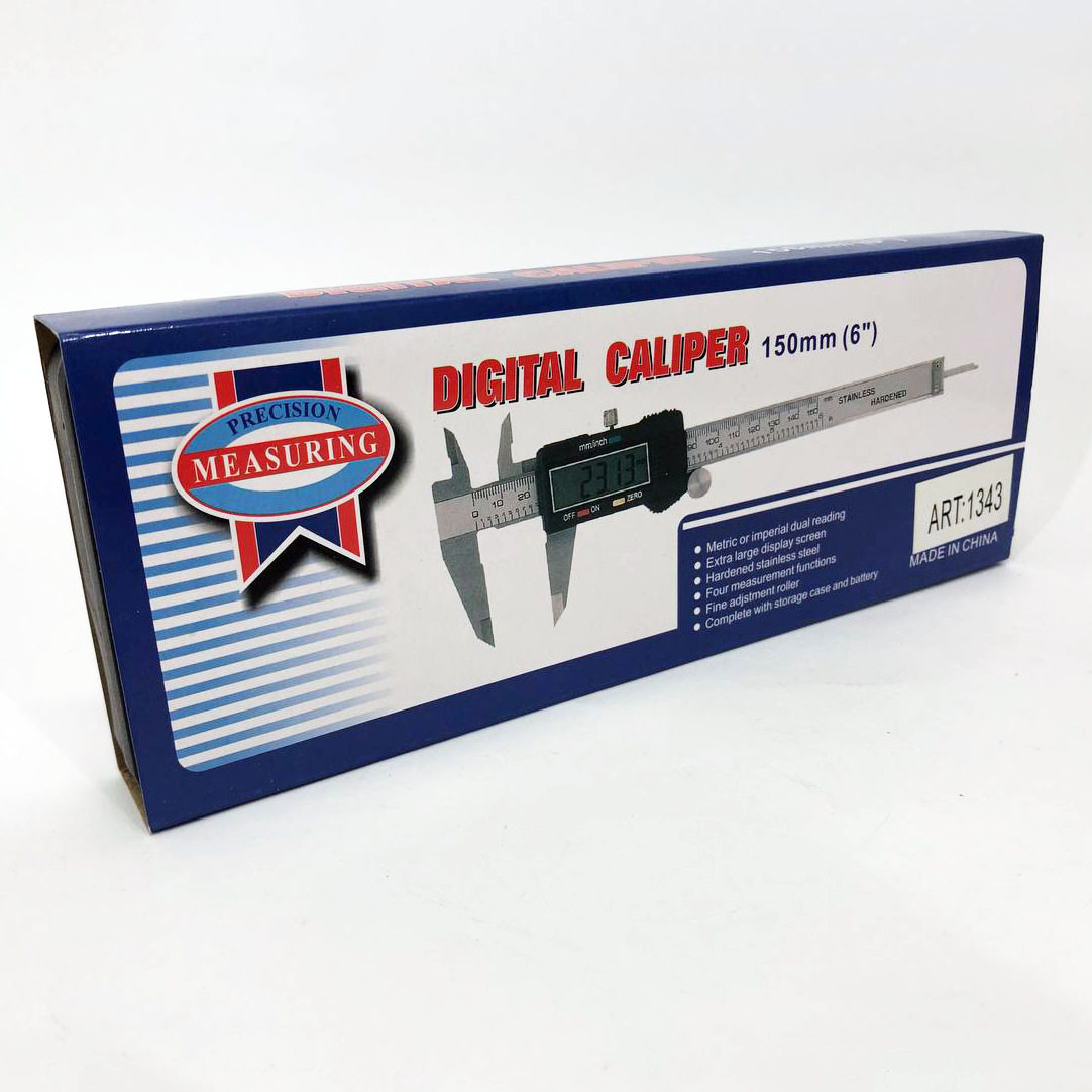 Цифровий штангенциркуль циркуль Digital Caliper 0-150 мм, Інструмент GZ-673 вимірювальний штангенциркуль, фото 1