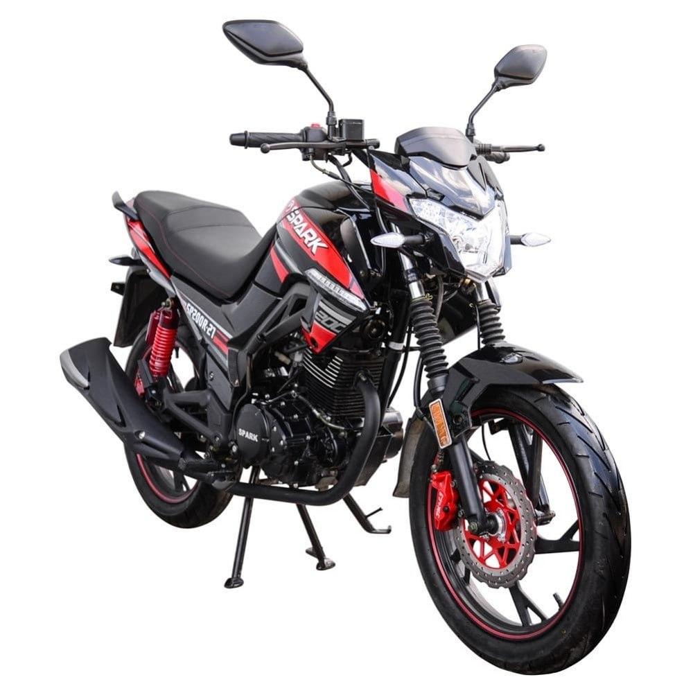 Мотоцикл кроссовый SP200R-27 Spark бензиновый 197 куб.см, дуплексная рама Черный - фото 1 - id-p2056734760