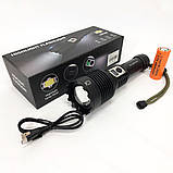 Пило-вологозахищений ударостійкий ліхтар Bailong BL-G200-P360, Яскравий світлодіодний потужний ліхтар HF-95, фото 6