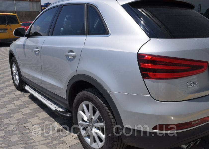 Бічні пороги "X5-тип" Audi Q3 2011+ Ауді к'ю3 