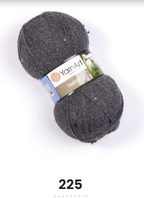 Нитки пряжа для в"язання напівовна TWEED YarnArt Твід   ЯрнАрт № 225