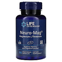 Магний (Neuro-Mag), Life Extension, 90 капсул (LEX-16039)