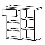 Комод 2Д1Ш Лора, фото 2