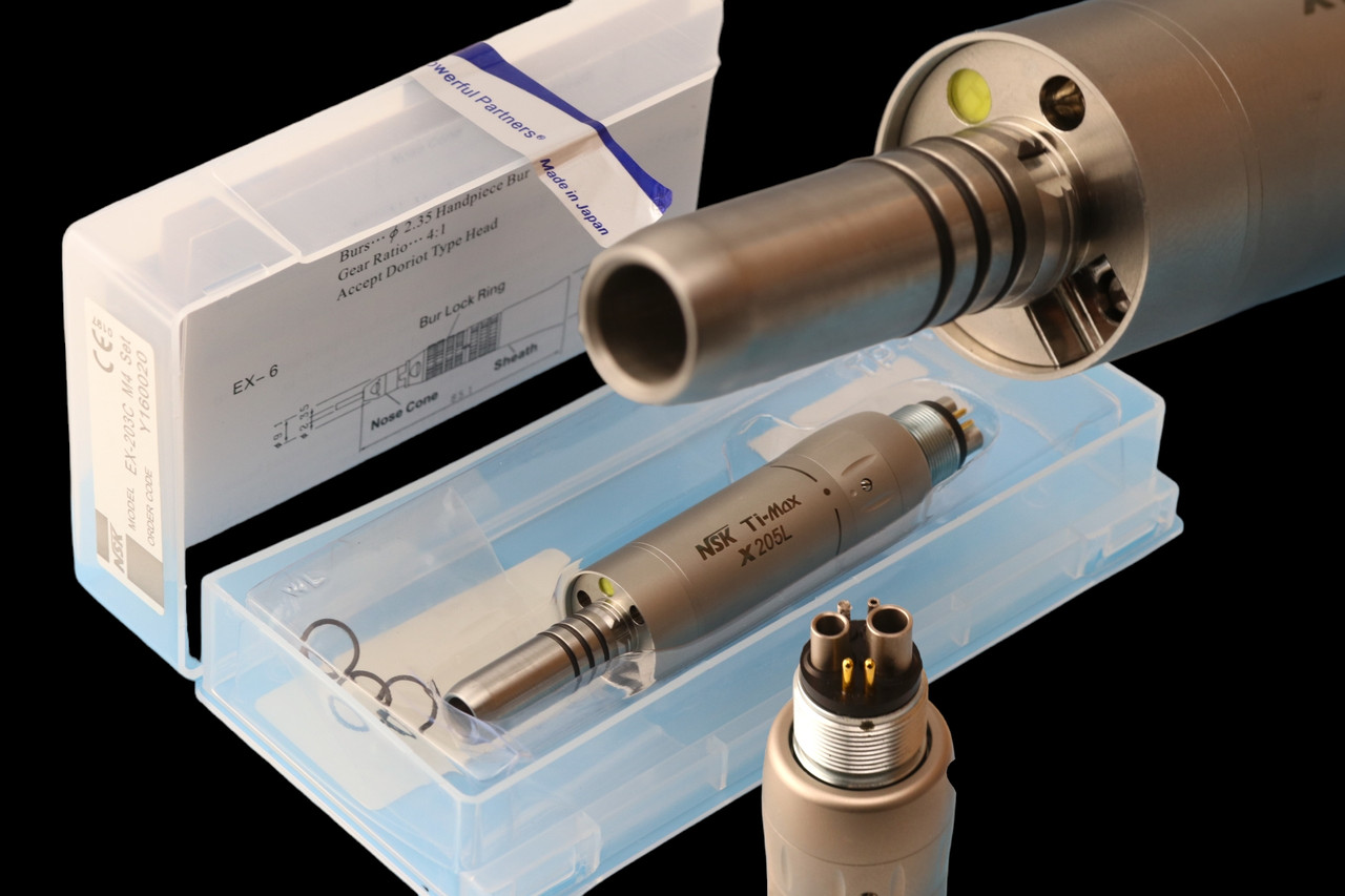 Пневматичний мікромотор NSK Ti-Max X205L m6 з водою та світлом (LED)