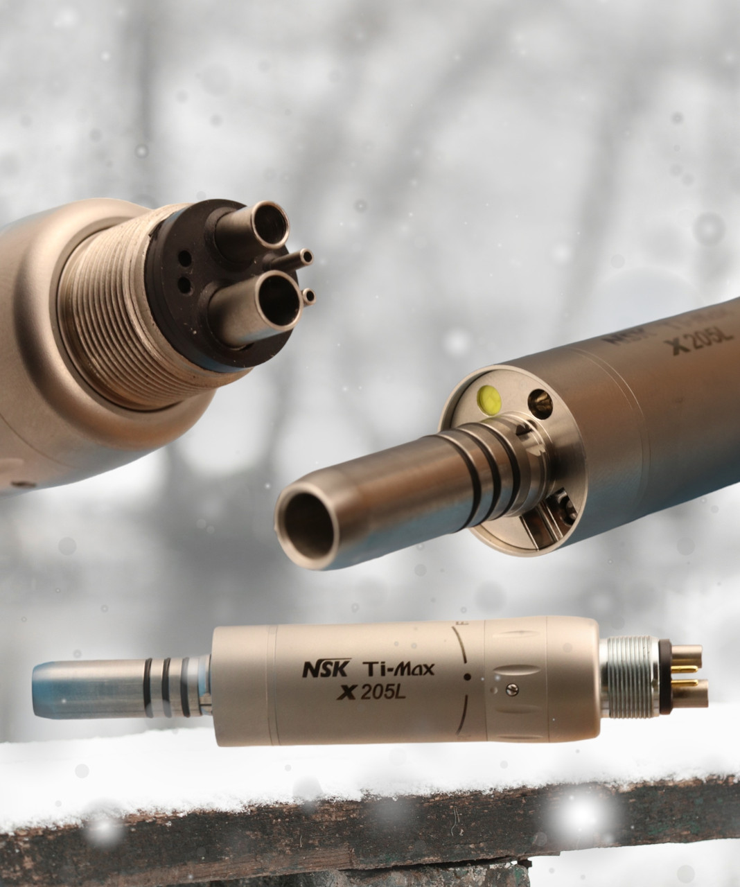 Пневматичний мікромотор NSK Ti-Max X205L m4 з водою та світлом (LED)