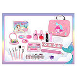Б'юті кейс дитячої косметики Русалка, лаки, тіні, помади., фото 3
