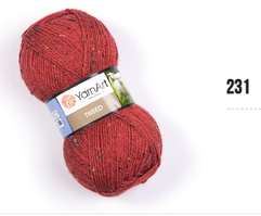 Нитки пряжа для в"язання напівовна TWEED YarnArt Твід   ЯрнАрт № 231