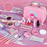 Б'юті кейс дитячої косметики Русалка, лаки, тіні, помади., фото 4