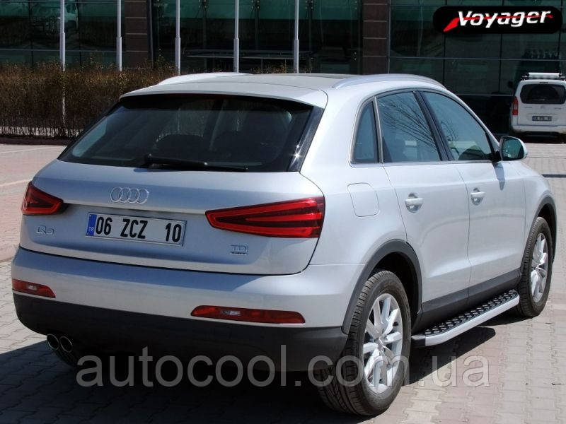 Бічні пороги "BlackLine" Audi Q3 2011+ Ауді к'ю3 