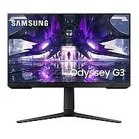 Монитор 24" VA Samsung LS24AG300NIXCI безрамочный/поворотный экран Черный