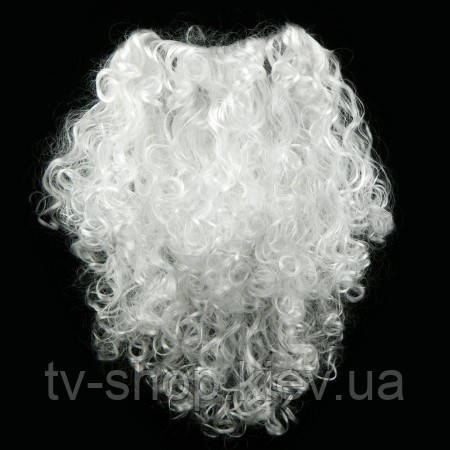 Борода біла Діда Мороза/Старика 40 см, фото 1