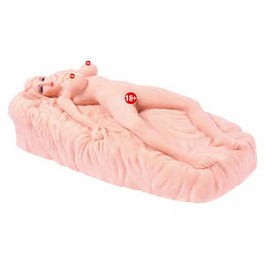 Мастурбатор реалістичний лялька з вібрацією Kokos Nancy, кібершкіра