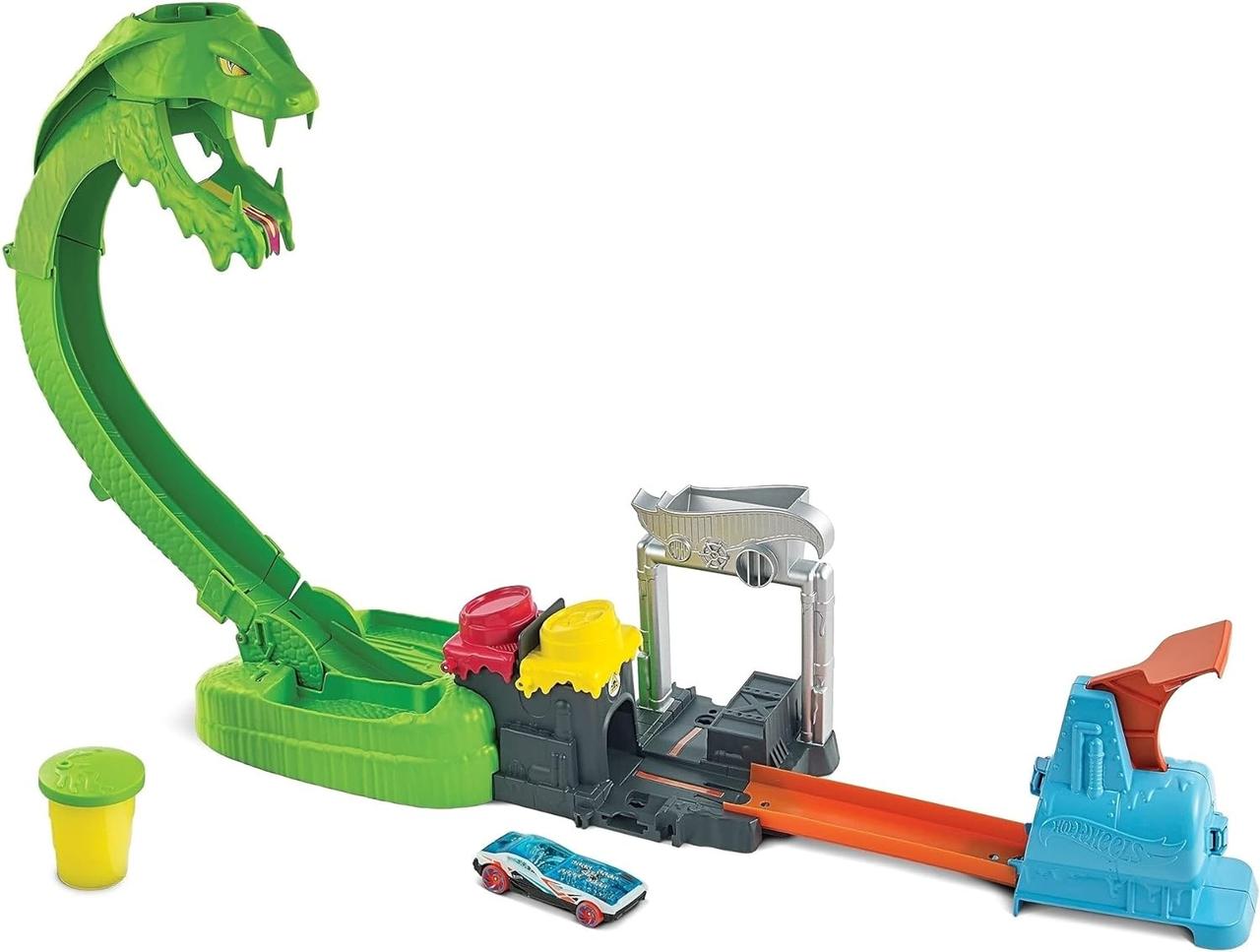 Ігровий набір Хот Вілс Атака отруйної змії Hot Wheels Toxic Snake Strike GTT93