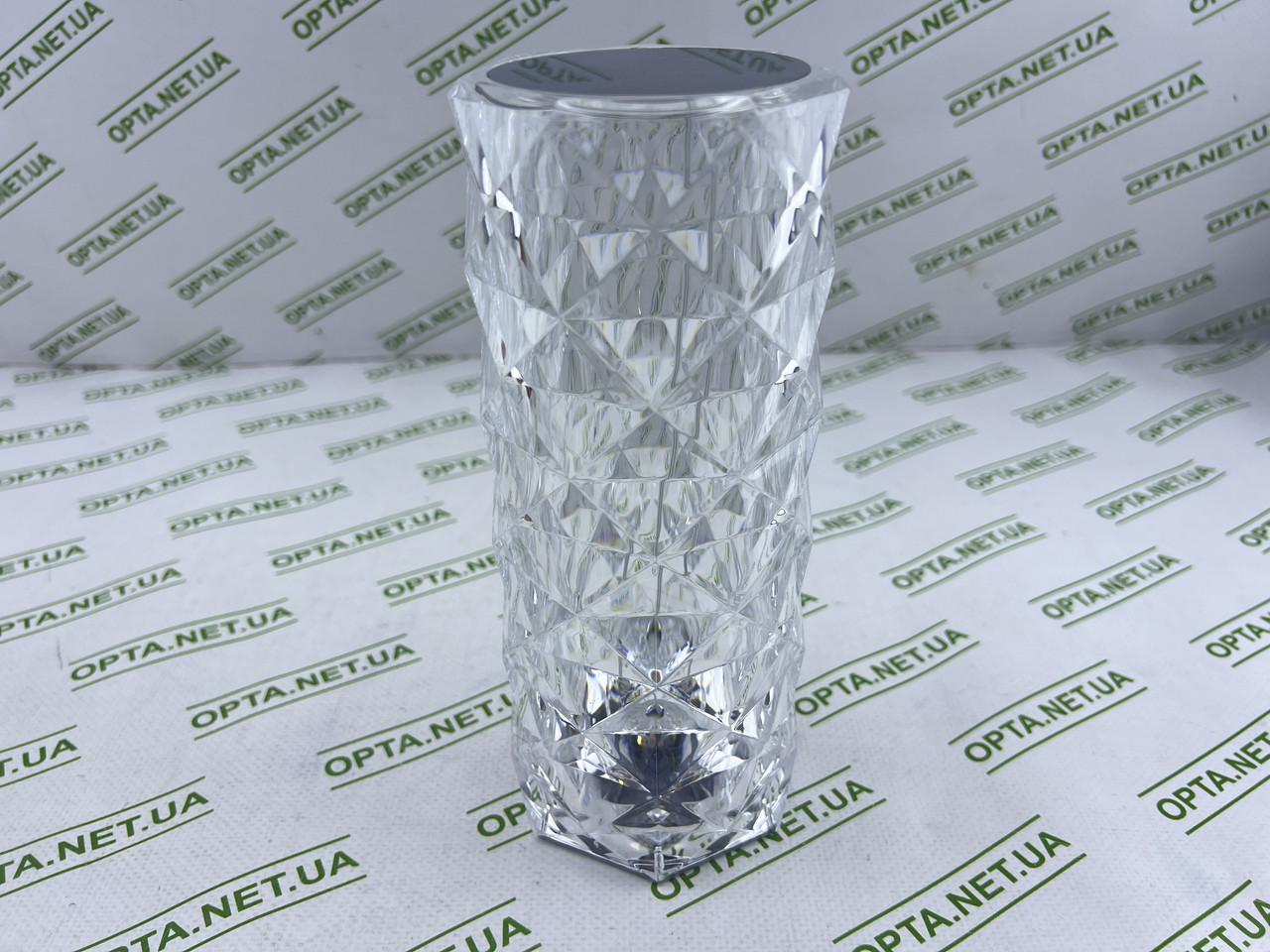 Настільна лампа з кристалами та діамантами Creatice Table Lamp (конус)