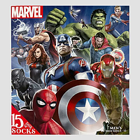 Адвент Календарь Marvel Avengers 15 Days of Socks Men's Advent Calendar Мужской 15s