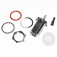 Гніздо на корпус N Female (мама, розетка) під пайку і обтиск на кабель RG-316 RG-188 RG-174 LMR100 прямий роз'єм, фото 7