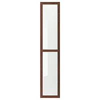 ІКЕА Скляні двері OXBERG ОКСБЕРГ, 303.233.67, шпон коричневого ясена
