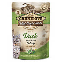 Carnilove Duck Enriched With Catnip for Adult Cats Консервированный корм с уткой и кошачьей мятой для кошек 85