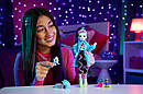 Лялька Mattel Монстер Хай Френкі Штейн Піжамна вечірка Monster High Frankie Stein Creepover Party Set HKY68, фото 4
